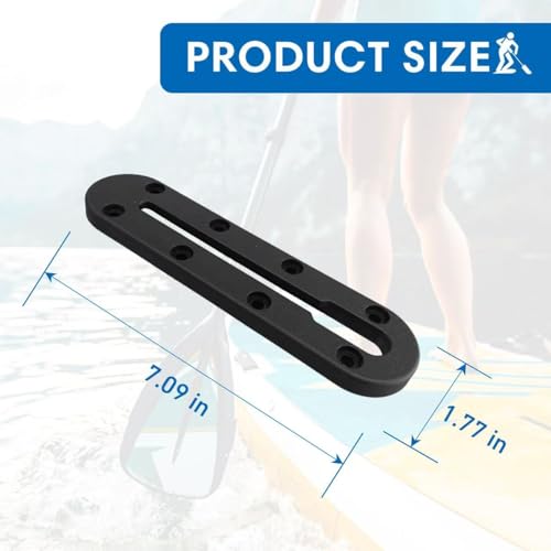 Kayak Track Kayak Low Profile Track,Kayak Rail,Kayak Accessories Mount Track,Kayak Gear Track for Fishing Rod Holder,Kayak Rail Track for Paddle Holders Fish Finder,Cup Holder,Anchor Cleats - size: 7inch4pcs