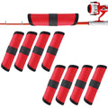 8 Pack Fishing Lure Cover,6 Inch Bait Gloves,Lure Wrap,Fishing Bait Covers,Fishing Lure Covers for Rod,Fishing Hook Covers,Fishing Lure Wraps,Lure Guard to Keep Fishermen Fishing Safe for Fishing Rod