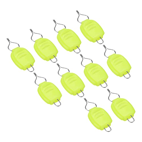 PATIKIL Fishing Line Holders, Baitcasting Reel Fishing Line Holder Clip Buckle Stopper Line Keeper Accessories - color: Yellow