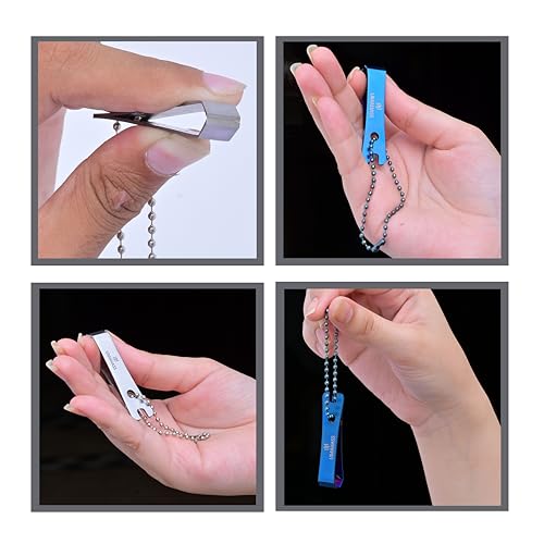 Fishing Line Nipper Cutter with Keychain – Stainless Steel Fishing Clippers for Fly Fishing, Line Cutting, Hook Eye Cleaning Tool, Compact Fishing Accessory