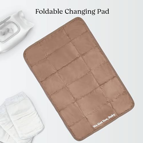 HUGGIES Unisex-Adult Diaper Waistpack Crossbody Bag - color: Brown Ochre