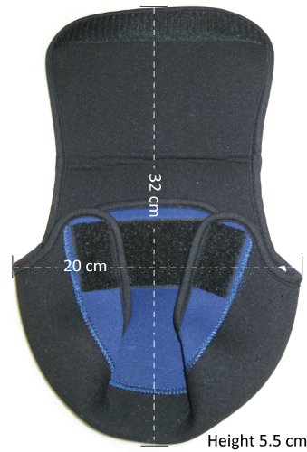 3-Pack of Medium Size Spinning Reel Cover(3 Cover from 2000 to 6000;5mm Neoprene)