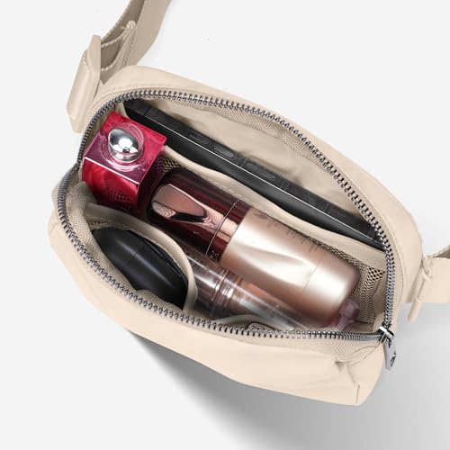 JSJ Mini Fanny Pack for Women & Men,Valentines Day Gifts for Girls Teens Kids Daughter Sister Her,Trendy Stuff Crossbody Bags Cute Everywhere Belt Bags.(Creamy) - color: Creamy