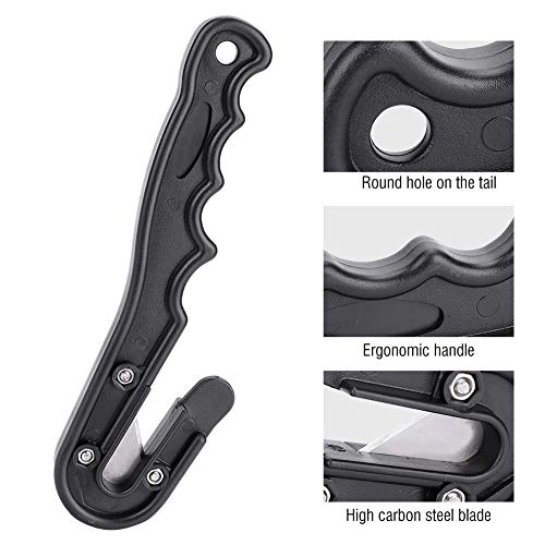 Wbestexercises Ligature Knife,Ligature Knife,PP & High Safety Rescue Cutter,PP & High Safety Rescue Fishing Net Line Cutter Scuba Diving Accessory