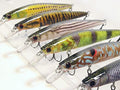 Minnow Crankbait for Bass Fishing Bass Lure Jerkbait Fishing Lures and Tackle Box - color: HM673KB