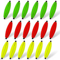 Narcissus Fishing Slotted Peg Float – Slip Bobbers for Fishing, Catfishing Tackle, Fishing Bobbers for Bass, Santee Rig, Easy Line Insertion, No Threading - color: 18pcs-3in