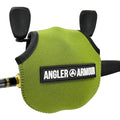 Angler Armour Baitcast Reel Cover | Baitcaster Sleeve | Fishing Reel Pouch | Low Profile Baitcasting Reel Protector | Neoprene Reel Case | 50 100 200 Series Baitcast Covers - color: Olive Green