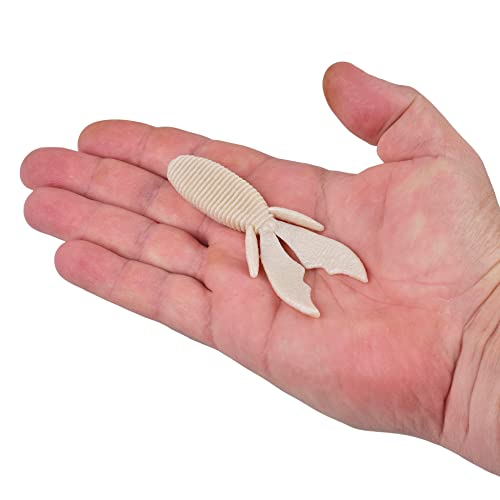 Berkley PowerBait MaxScent Creature Hawg - color: White Pearl