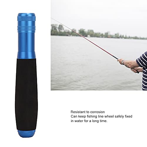 Fishing Rod Grip, Fishing Rod Spinning, EVA Foam Grips, Multi-Function Aluminium Alloy Fishing EVA Rod Handle Grip for DIY Rods Change(Blue)