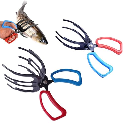 3 Claw Fish Gripper,2026 New Fishing Pliers Gripper Metal Control Clamp Tong Tackle Tool, Multi-Functional Fish Grip Fishing Accessories for Catch Fish - color: 3 Claw+2 Claw