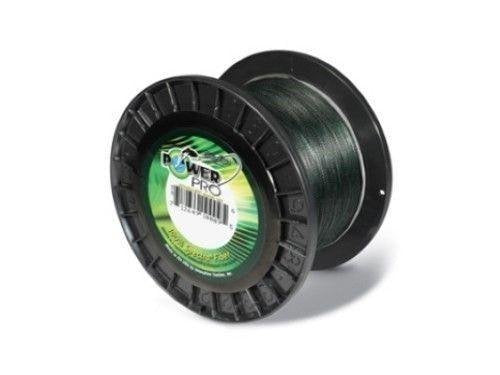 Power Pro Maxcuatro Braided Fishing Line (Moss Green, Hi Vis Yellow, White) by Power Pro - color: Multi, size: One Size