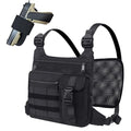 KINGSLONG Running Vest, Chest Bag for Men, Chest Pack, Hiking - color: A-Holster