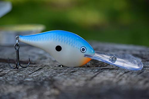 Rapala Dives-to 3/8 Oz Fishing Lures - color: Chartreuse Brown, size: Body Length: 2"