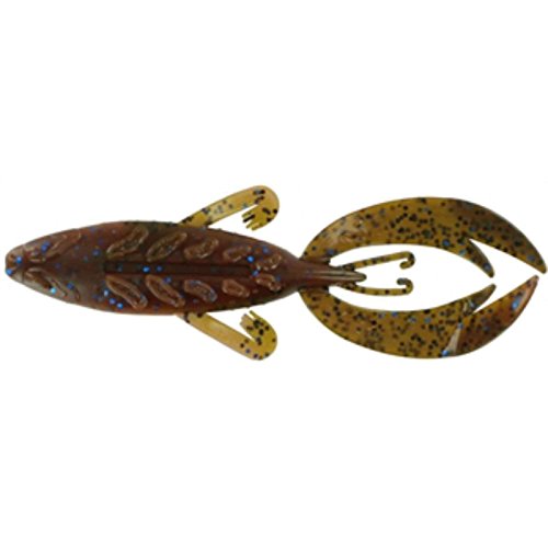 Big Bite Baits Rojas Fighting Frog - color: Green Pumpkin/Watermelon Red Laminate