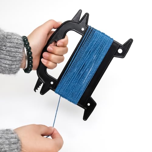PINE & LINEN Line Winder Rope Organizer,Paracord Spool Tool Fishing Line Prevent Knots,Tangle-Free Cord Keeper - style: Style A