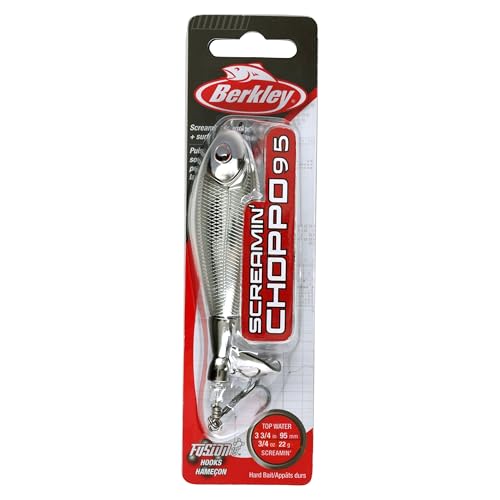 Berkley Screamin' Choppo - color: Black Chrome, size: 3 3/4 in - 3/4 oz