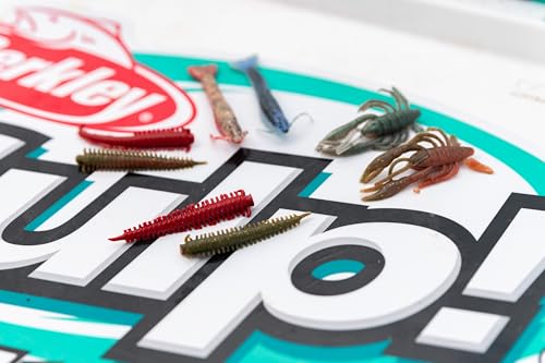 Berkley Gulp! Sandworm Saltwater Fishing Soft Bait, Camo, 2in, Green