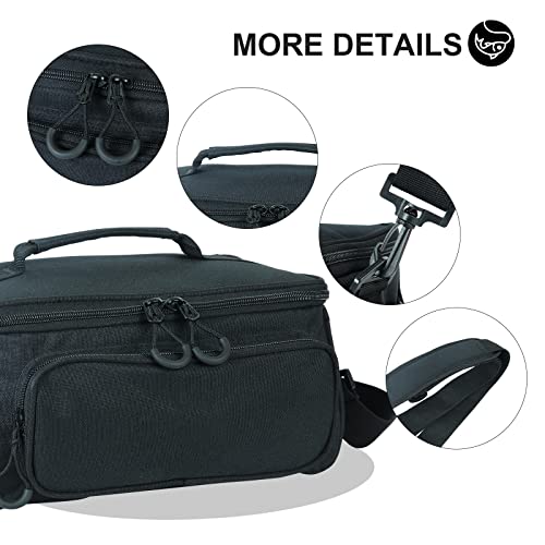 Fishing Tackle Bags Portable Fishing Tackle Storage Pack for Saltwater or Freshwater Fishing Bags with 3 Tackle Trays Padded Shoulder Strap