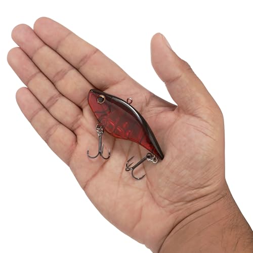 Berkley Warpig Fishing Hard Bait - color: Ghost Red Craw, size: 3in - 1/2 oz
