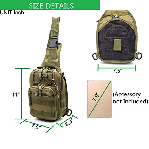 Tactical Backpack Outdoor Shoulder Bag Satchel Sling Chest Packs Daypacks