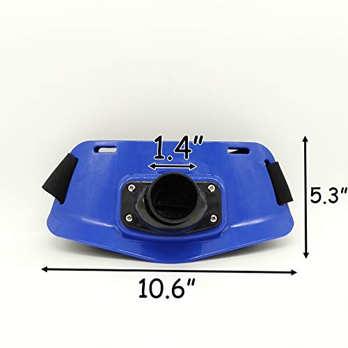 TIHOOD Fighting Rod Pole Holder Adjustable Waist Gimbal Belt Padded Fishing Waist Belt Professional Fishermen Gimbal Pad - color: Blue