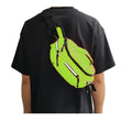 Large Fanny Pack for Men Women with Reflective Stripe, Concealed Casual Waist Bag with Adjustable Belt for Cycling Hiking Fishing Camping Travel (Green) - color: Green