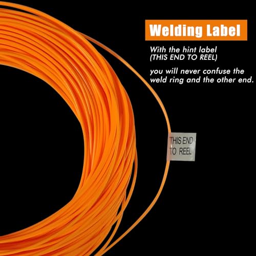 Riverruns Fly Fishing Floating Line with Welded Loop Weight Forward Fly Lines 85FT WF3 4 5 6 7 8F - color: Single Orange, size: WF5F