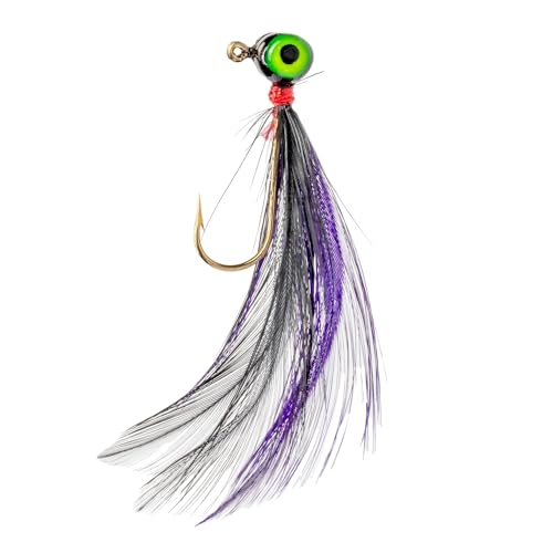 Strike King Mr. Crappie Shoo Shiner Jig - color: 626 - Raven, size: 1/32oz
