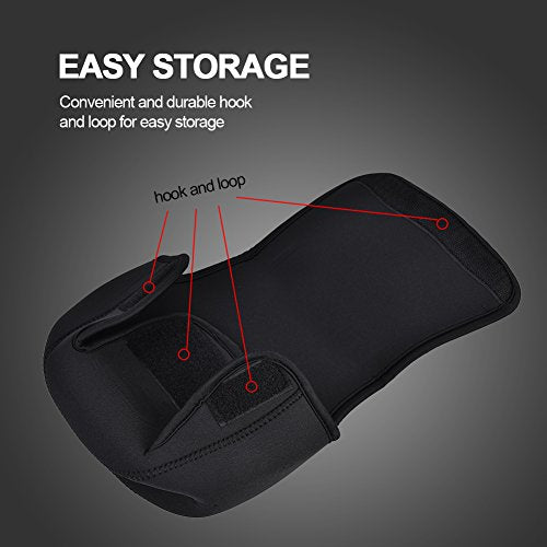 Alomejor fishing reel cover, compact protection fishing gear organizer for anglers outdoor adventures travel storage