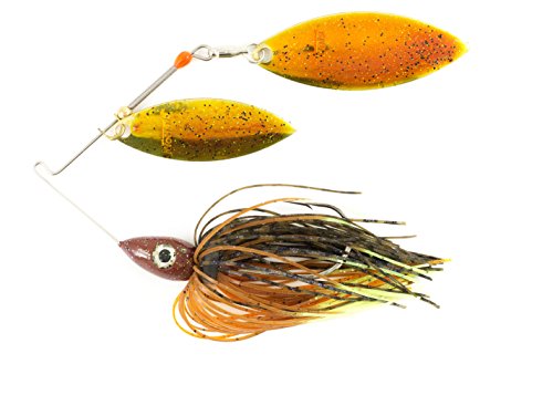 Nichols Lures Pulsator Metal Flake Double Willow Spinnerbait - color: Bluegill, size: 1/2-Ounce