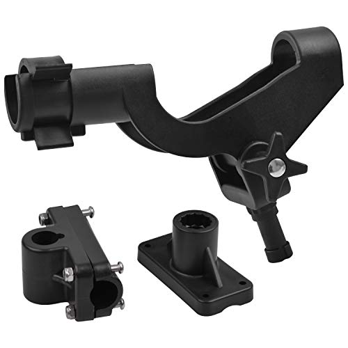 Fishing Rod Holders for Boat Adjustable Fishing Pole Holder with Large Clamp Folding Rod Racks Holder - color: 2pcs #5 Multi-Positional Mounting