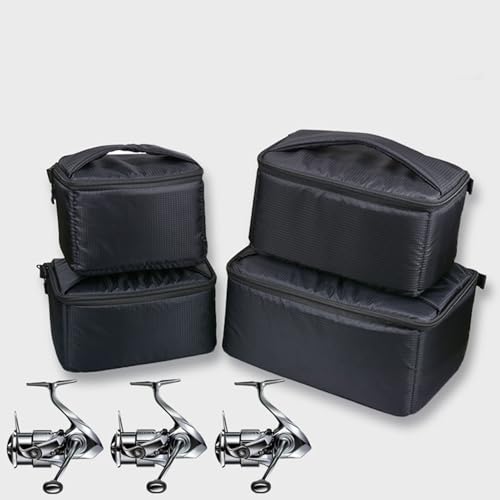 Shockproof Protective Case Internal Divider Fishing Reel Bag Reel Bag Case Splashproof Organizers Storage Storage - size: XL