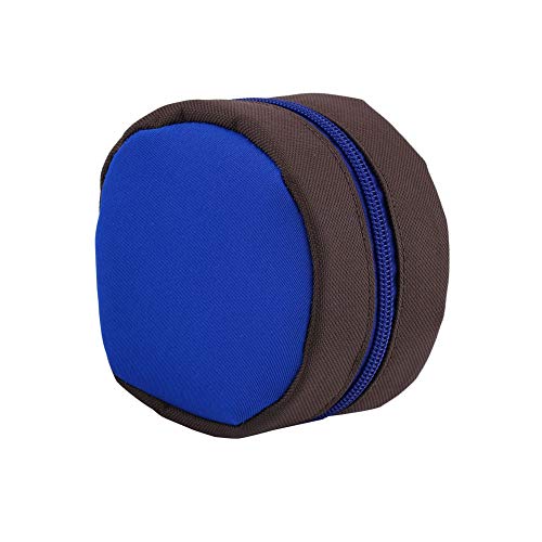 Leather Fly Reel Case Bag 10×7×7 Safety Fly Fishing Reel Case Protector Soft Pocket Cover Bag Pouch Holder