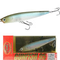 LUCKY CRAFT Gunfish 95NF Top Water Bass Fishing Lures, 4” Floating Lure with Cupped Mouth, Freshwater Trout and Bass Lures Fishing Gear, Accessories for Tackle Box - color: 538 NC Ghost Minnow