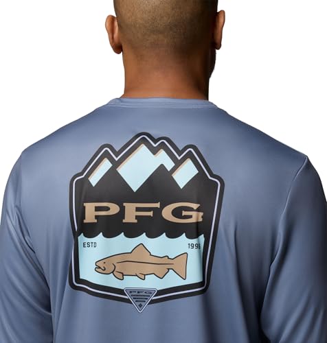 Columbia Terminal Tackle PFG Shield Long Sleeve - color: New Moon, size: Small