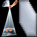 8 Pcs Clear Plastic Real Fish Transport Bags Large Leak-proof 20" x 48" 4 Mil Shipping Bags for Live Koi Fish Heavy Duty Container for Storing and Transporting