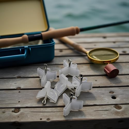 100 Pcs Transparent Fishing Hook Bonnets Fishing Treble Hook Protector Fishing Hook Safety Cover Safety Cap Protector, Terminal Tackle and Accessories