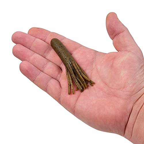 Berkley PowerBait MaxScent Tube Fishing Soft Bait - color: Green Pumpkin, size: 3 1/2"
