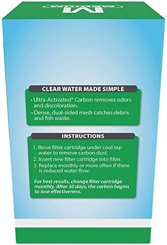 Tetra Whisper Bio-Bag Medium Filter Cartridges for Aquariums, 3 Count, Ready to Use, Fits Whisper Fish Tank Filters 5-10 Gal, PF-10, IQ 10 (Pack of 2) - size: 3 Count (Pack of 2), style: Standard