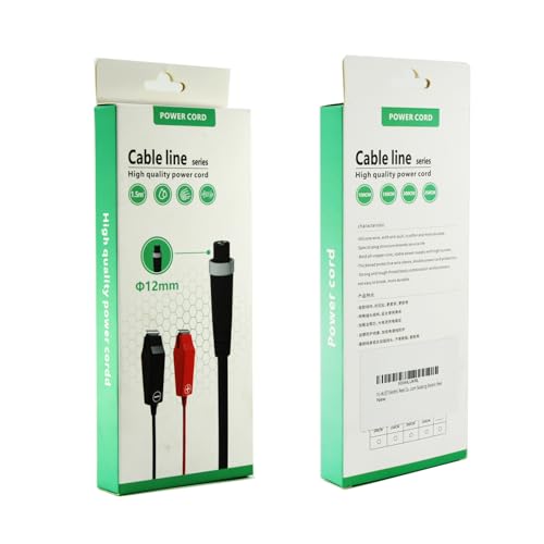 Electric Reel Cable. 4.9FT Rust-Proof Material. Compatible with Shimano&Daiwa Tanacom Seaborg Electric Reel