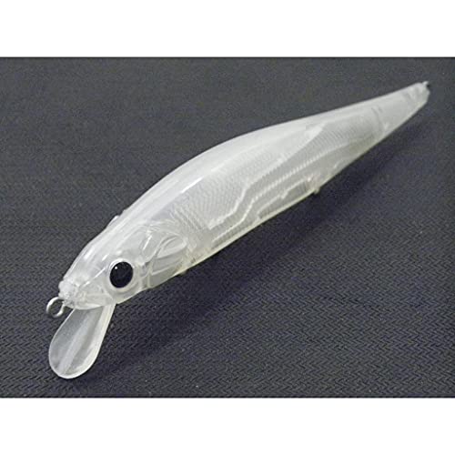 Blank Unpainted Minnow Crankbait Topwater Lipless Jerkbait Fishing Lures - color: UPM589P10