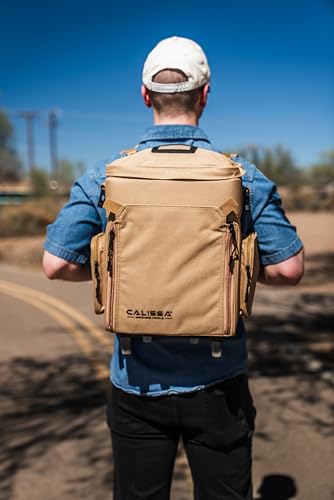 ‘Apollo2’ Tactical Handgun Rolling Range Bag with Wheels Pistol Case Gun Range Backpack Box for Shooting Gear, Ammo, Hunting Supplies, Firearms Storage