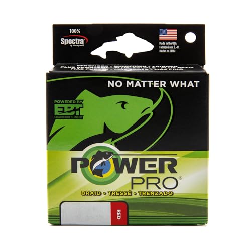 Power Pro Spectra Fiber Braided Fishing Line - color: Hi-Vis Yellow, size: 300YD/50LB, style: 0