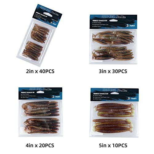 RUNCL Swimbaits Paddle 10/20/30/40PCS, 5/4/3/2 Inchs Paddle Tail, Soft Lure for Trout Crappie Bass, Durable Plastic Bait Swimmer for Saltwater/Freshwater, Fishing Lover's Gift - color: Red Candy, size: 4in, 20pcs