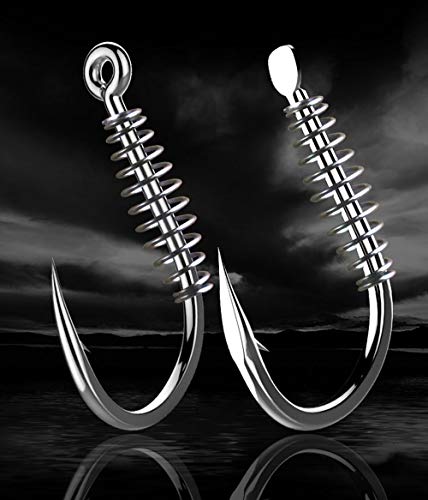 Dyxssm Fishing Spring Hook Circle Octopus Fishing Hooks - color: Type-1, size: 4# (40pcs)