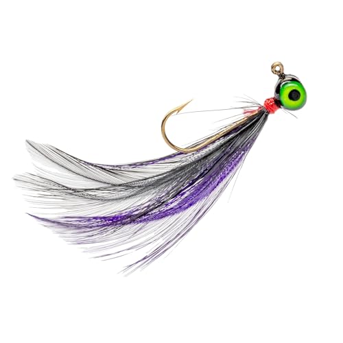 Strike King Mr. Crappie Shoo Shiner Jig - color: 626 - Raven, size: 1/16oz