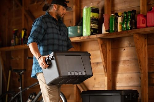 Plano Storage Trunks - color: Charcoal, style: Small - 3 pack