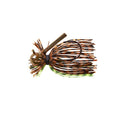 War Eagle Heavy Finesse Jig Bass Fishing Lure - color: Green Pumpkin Chartreuse, size: 1/2 oz