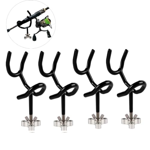 Sure Grip Steel Boat Rod Holder 20 Degree PVC Coated Steel Wire Fishing Pole Holder (8PCS)