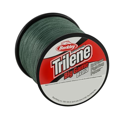 Berkley Trilene Big Game Braid Fishing Line - color: Lo-Vis Green, size: 50lb - 328yd